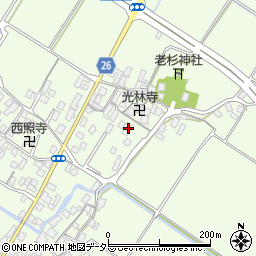 滋賀県草津市下笠町1183-3周辺の地図