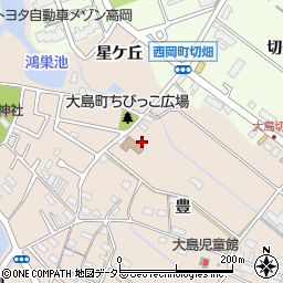 愛知県豊田市大島町豊89-3周辺の地図