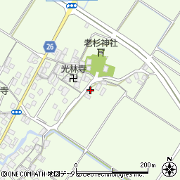 滋賀県草津市下笠町461-1周辺の地図