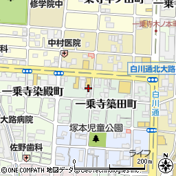 コンセプト一乗寺築田町パーキング周辺の地図