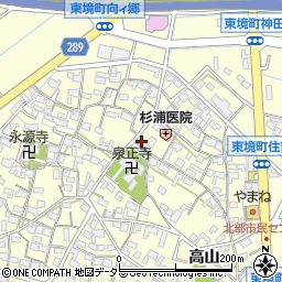 愛知県刈谷市東境町児山103周辺の地図