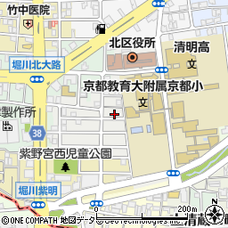 京都府京都市北区紫野東御所田町39-5周辺の地図