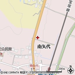 兵庫県丹波篠山市南矢代158周辺の地図