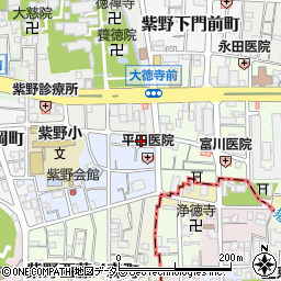 京都府立医科大学看護婦宿舎築山寮周辺の地図