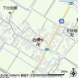 滋賀県草津市下笠町1276周辺の地図