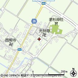 滋賀県草津市下笠町1184-2周辺の地図