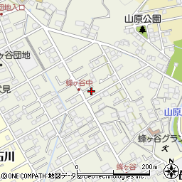 静岡県静岡市清水区蜂ヶ谷254-6周辺の地図