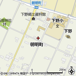 三重県四日市市朝明町494周辺の地図