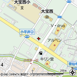 ファミリーマート栗東霊仙寺店周辺の地図