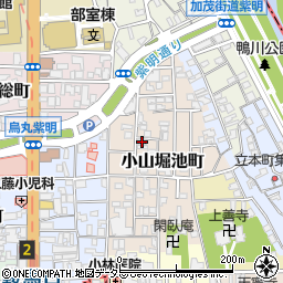 京都府京都市北区小山堀池町27周辺の地図