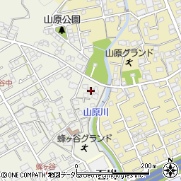 静岡県静岡市清水区蜂ヶ谷169周辺の地図
