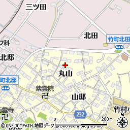 愛知県豊田市住吉町（丸山）周辺の地図