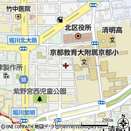 京都府京都市北区紫野東御所田町39-10周辺の地図