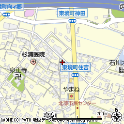 愛知県刈谷市東境町児山18周辺の地図