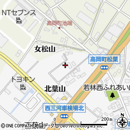 愛知県豊田市若林西町北間周辺の地図