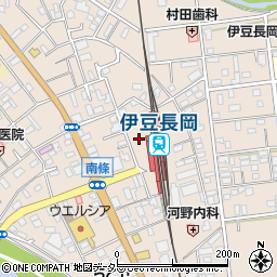 タイムズ伊豆箱根鉄道伊豆長岡駅駐車場周辺の地図