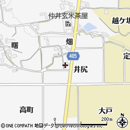 京都府亀岡市河原林町河原尻（井尻）周辺の地図