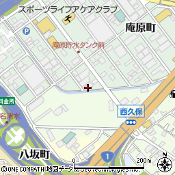 カーブス清水庵　原店周辺の地図