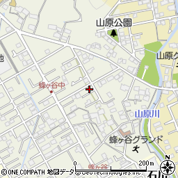 静岡県静岡市清水区蜂ヶ谷284周辺の地図