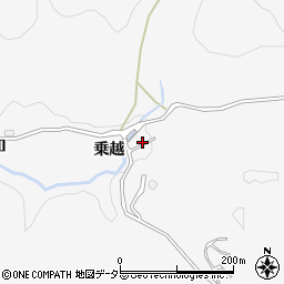 愛知県豊田市大沼町乗越周辺の地図