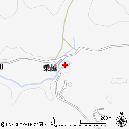 愛知県豊田市大沼町（乗越）周辺の地図