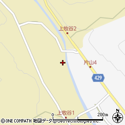 兵庫県宍粟市山崎町上牧谷130-1周辺の地図