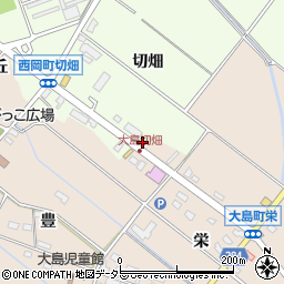 愛知県豊田市大島町豊117周辺の地図