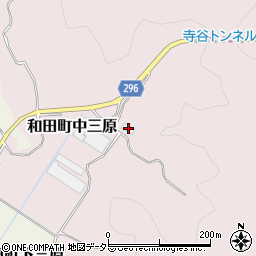 千葉県南房総市和田町中三原1008周辺の地図