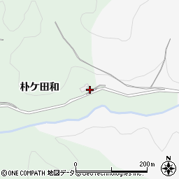 愛知県豊田市花沢町朴ケ田和周辺の地図