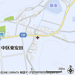 兵庫県多可郡多可町中区東安田358周辺の地図