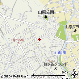 静岡県静岡市清水区蜂ヶ谷295-2周辺の地図