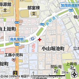 リパーク烏丸通紫明東駐車場周辺の地図