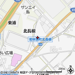愛知県豊田市若林西町北長根周辺の地図