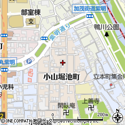 京都府京都市北区小山堀池町26周辺の地図