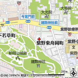 京都府京都市北区紫野東舟岡町7周辺の地図