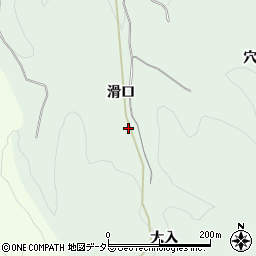 愛知県豊田市松平町滑口周辺の地図