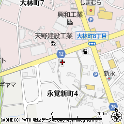 株式会社稲垣農園大林店周辺の地図