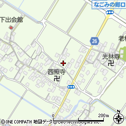滋賀県草津市下笠町1275-13周辺の地図