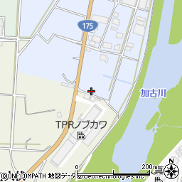 兵庫県西脇市黒田庄町西澤182周辺の地図