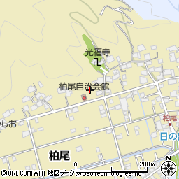 静岡県静岡市清水区柏尾周辺の地図