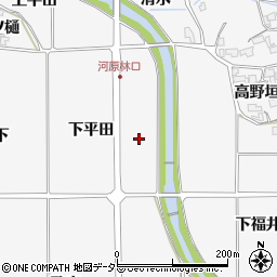 京都府亀岡市河原林町河原尻（砂河原）周辺の地図