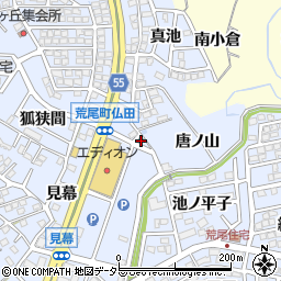 愛知県東海市荒尾町馬池71周辺の地図