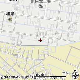 三重県桑名市和泉612-1周辺の地図
