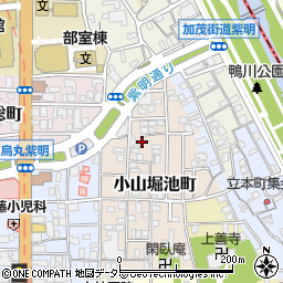京都府京都市北区小山堀池町25周辺の地図