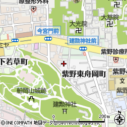 京都府京都市北区紫野東舟岡町10周辺の地図