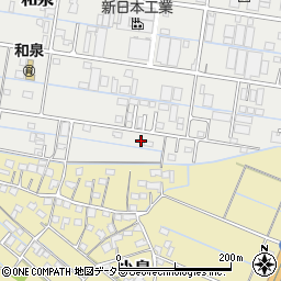 三重県桑名市和泉612周辺の地図