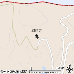 幻住寺周辺の地図
