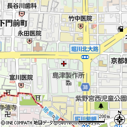 京都府京都市北区紫野西御所田町5周辺の地図