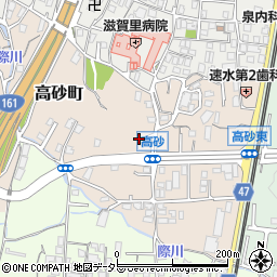 〒520-0005 滋賀県大津市高砂町の地図