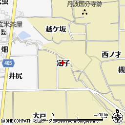 京都府亀岡市千歳町国分定子周辺の地図